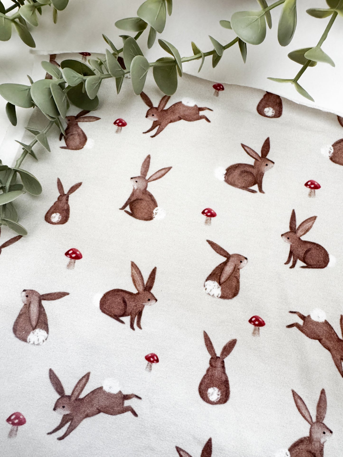 „Hase mit Pilz“ French Terry