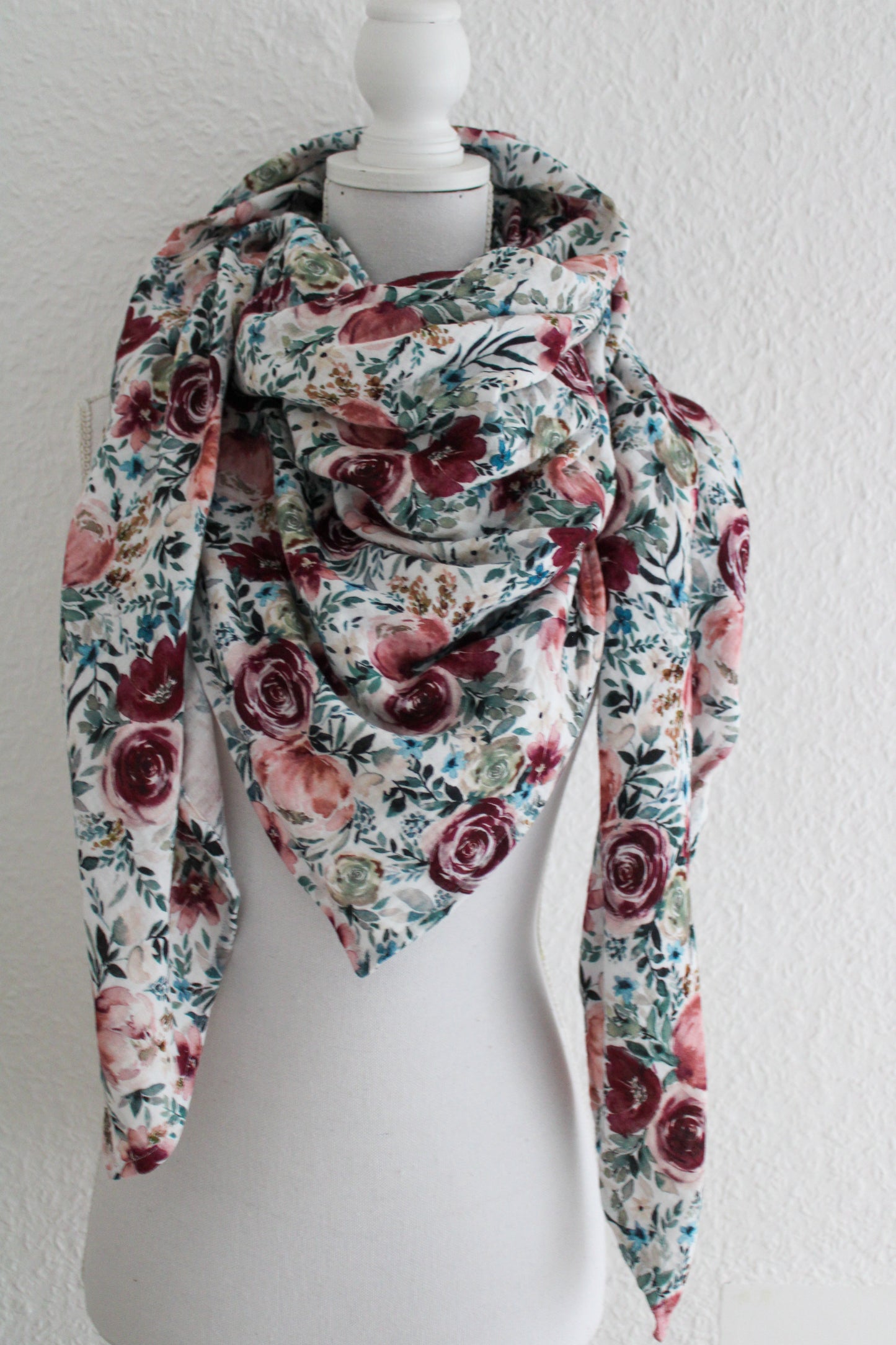 XXL Musslintuch Blumen