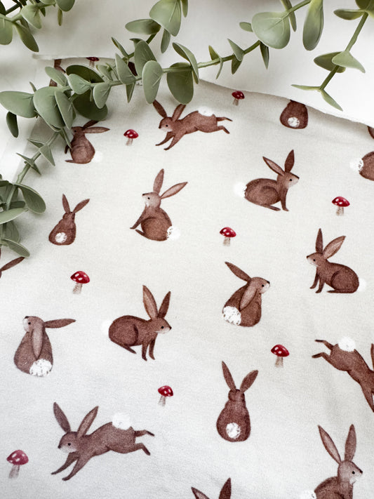 „Hase mit Pilz“ French Terry