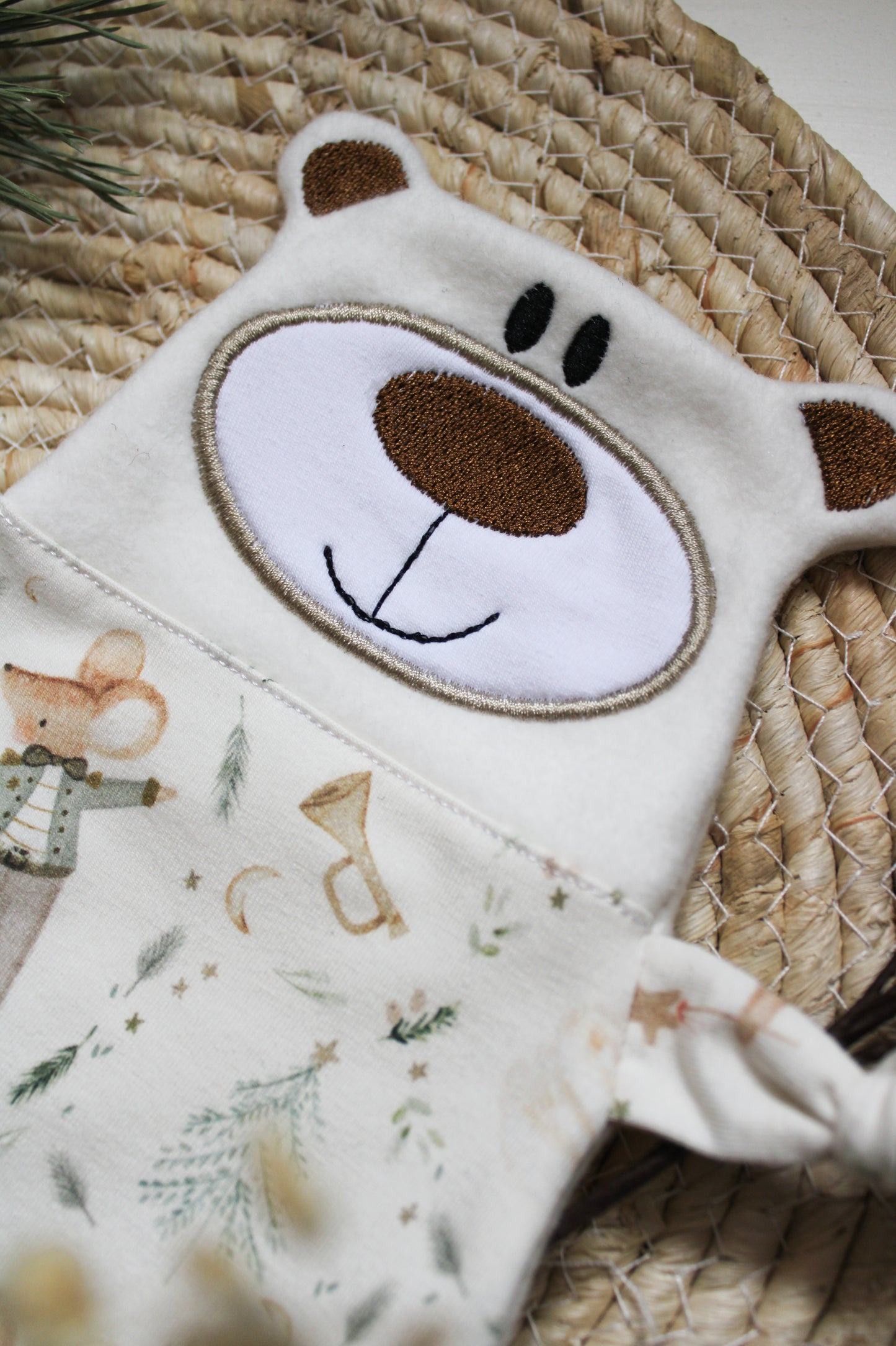 Kuscheltuch / Schmusetuch „Bärchen“ – Baby Einzelstück