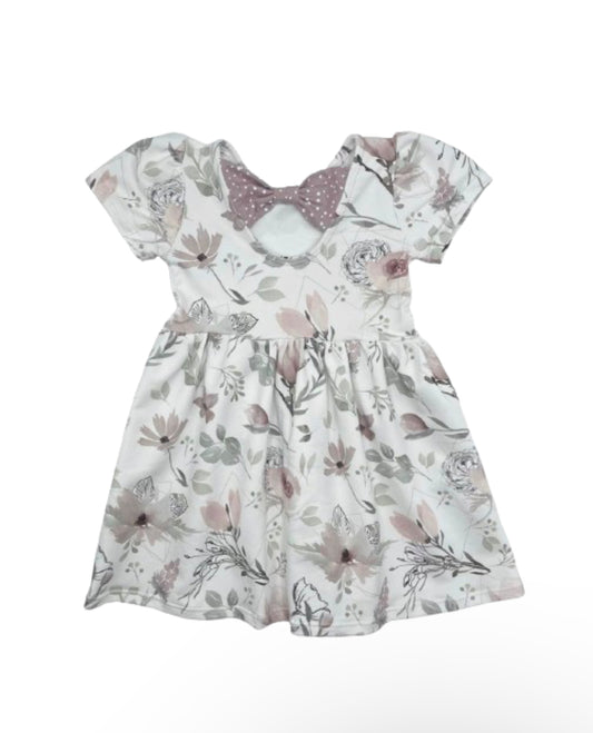 Schleifen Kleid kurzarm