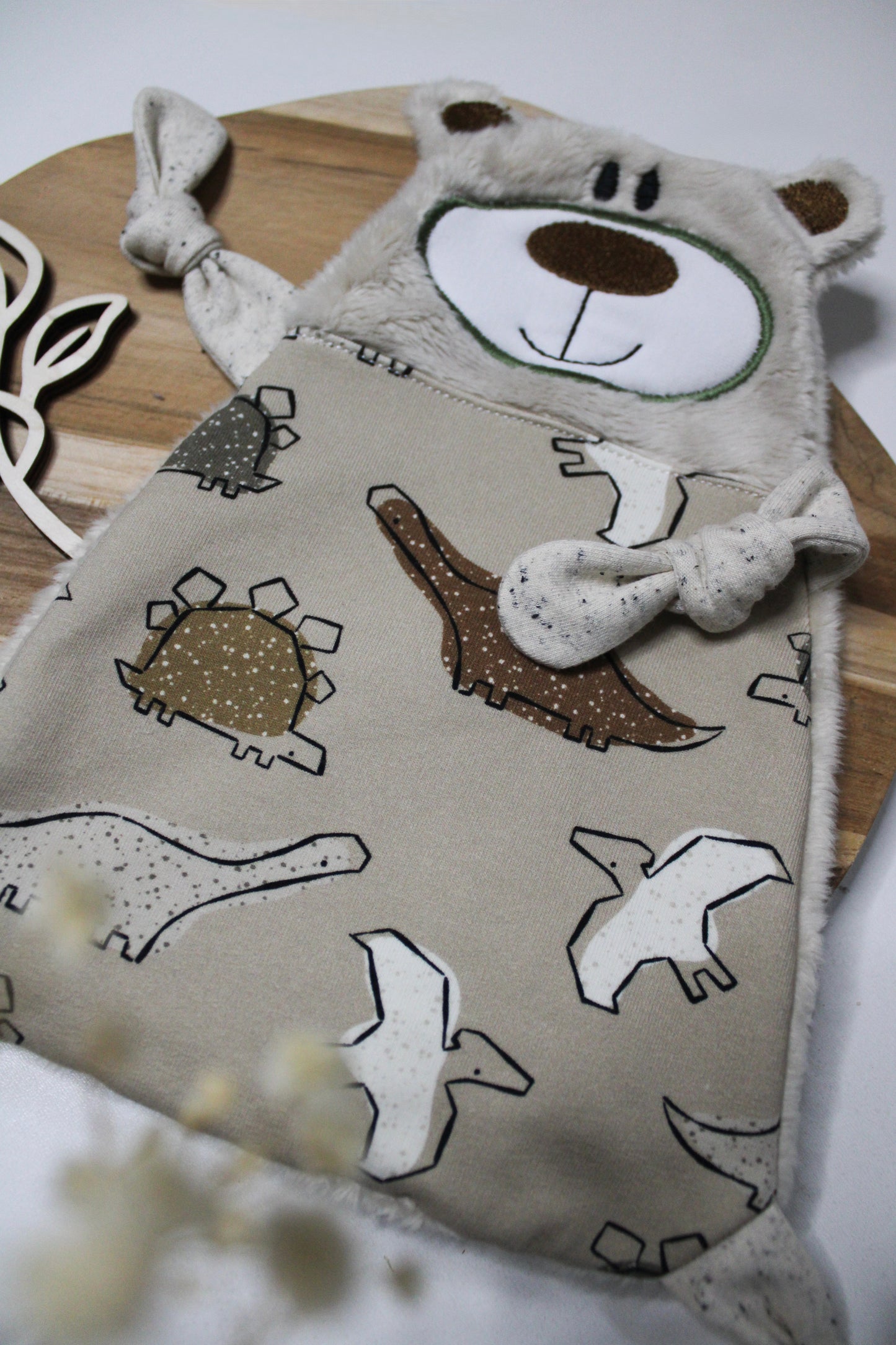 Kuscheltuch / Schmusetuch „Bärchen“ – Baby Einzelstück