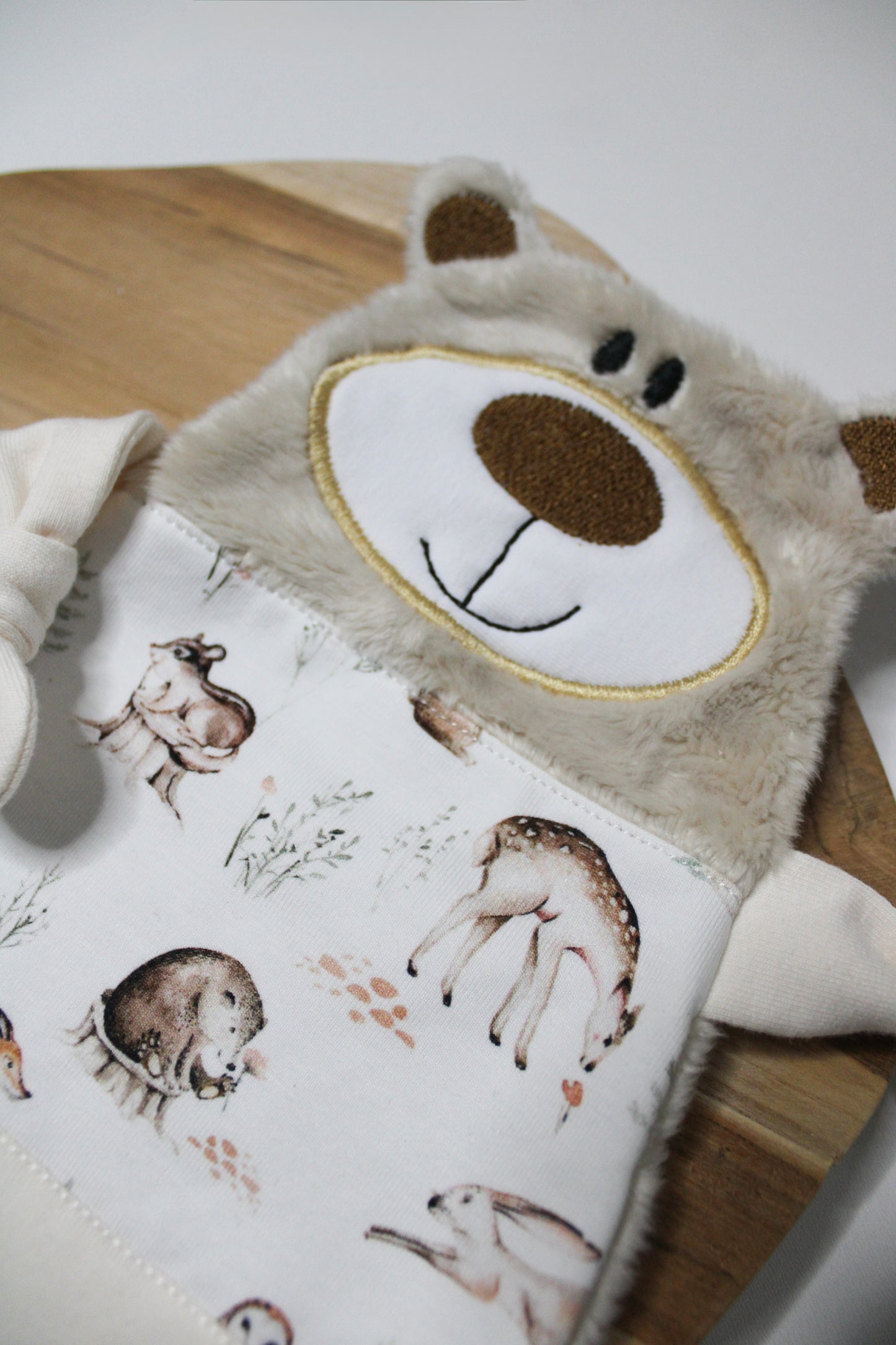 Kuscheltuch / Schmusetuch „Bärchen“ – Baby Einzelstück