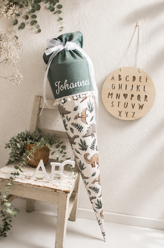 Schultüte Dinos